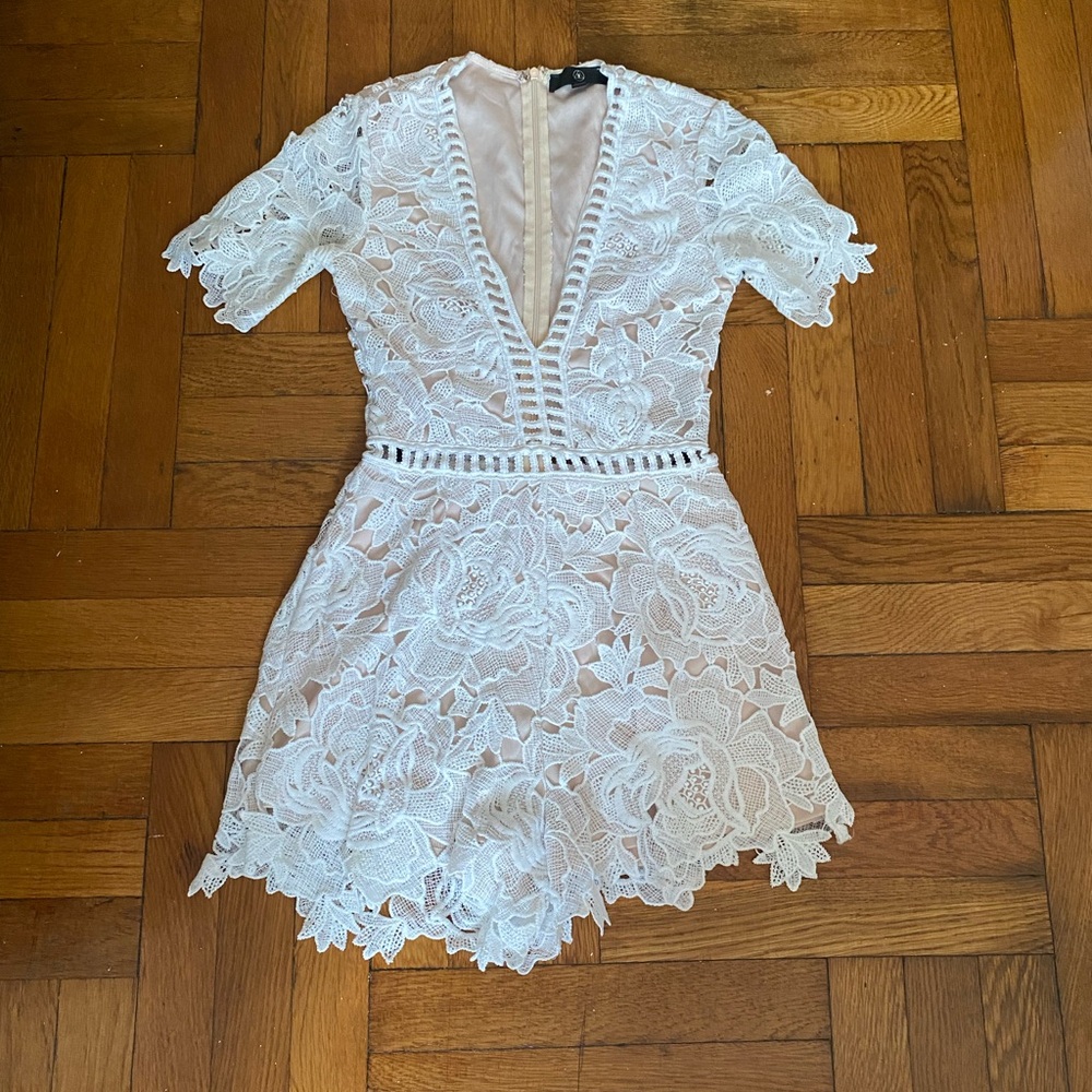 Missguided Lace Romper - Size 2 - Picture 4 of 9